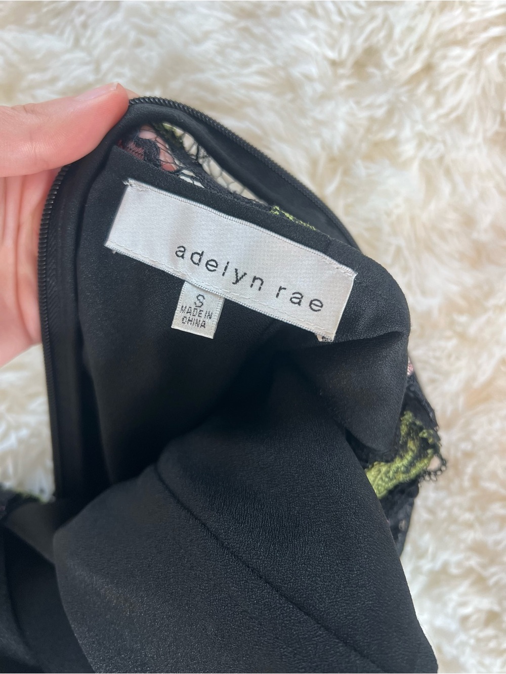 Adelyn Rae Floral Embroidered Dress - Picture 3 of 6